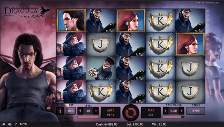 Игровой автомат «Dracula» (Дракула) от клуба Вулкан