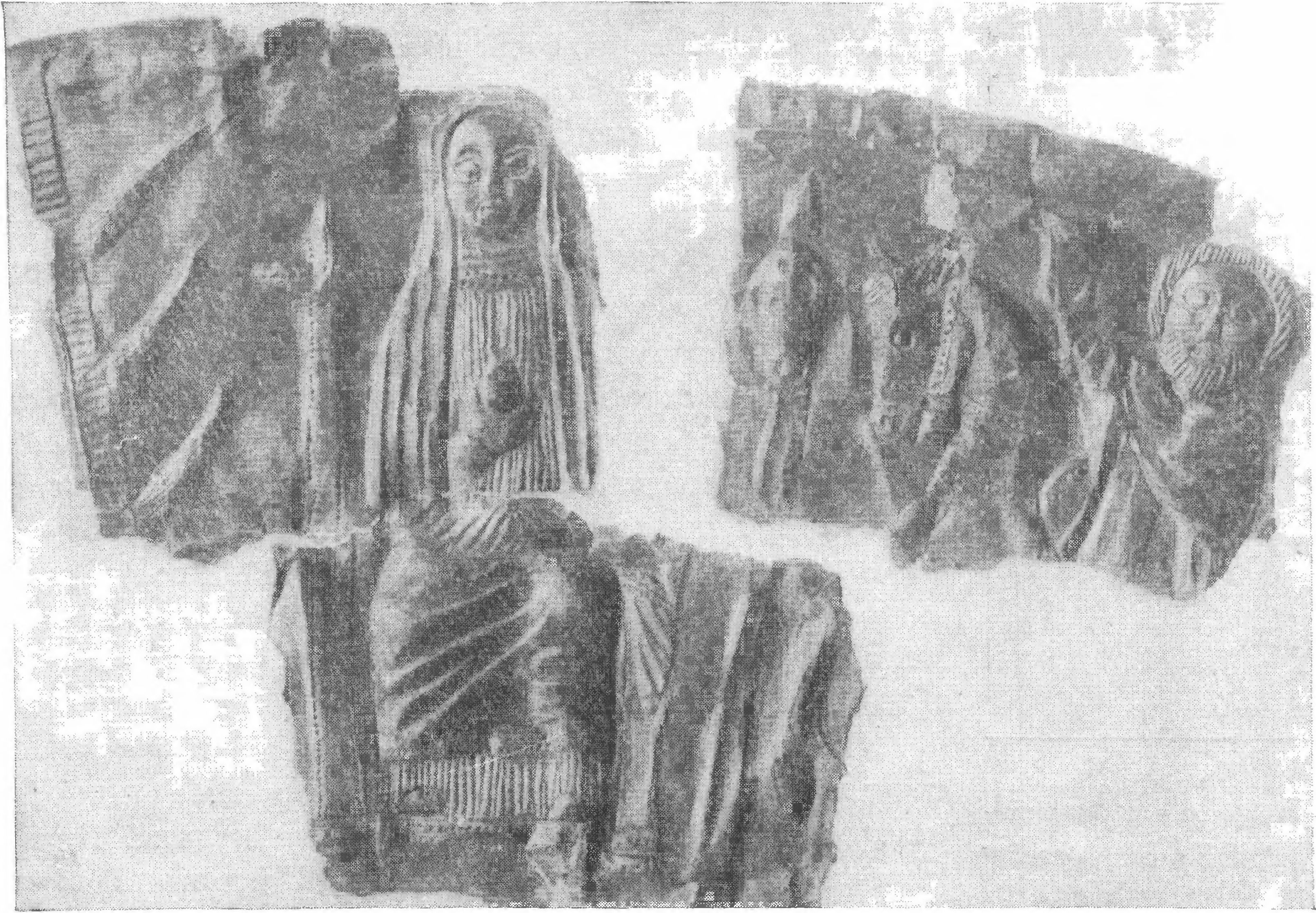 57. Золотая пластина из Мерджан с изображением Великого женского божества 57. Золотая пластина из Мерджан с изображением Великого женского божества