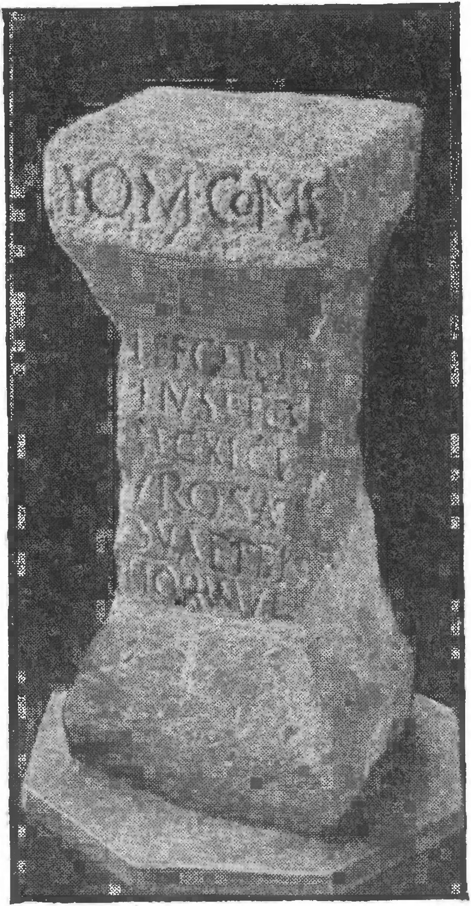 58. Алтарь с посвятительной надписью Юпитеру Лучшему Величайшему (Xаракс) 58. Алтарь с посвятительной надписью Юпитеру Лучшему Величайшему (Xаракс)