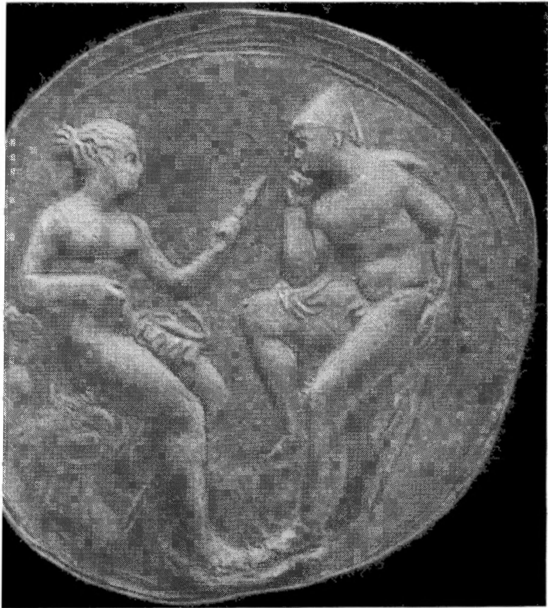 Рис 69. Оттиск, исполненный по форме, найденной в 1888 г. в мастерской херсонесского коропласта Рис 69. Оттиск, исполненный по форме, найденной в 1888 г. в мастерской херсонесского коропласта