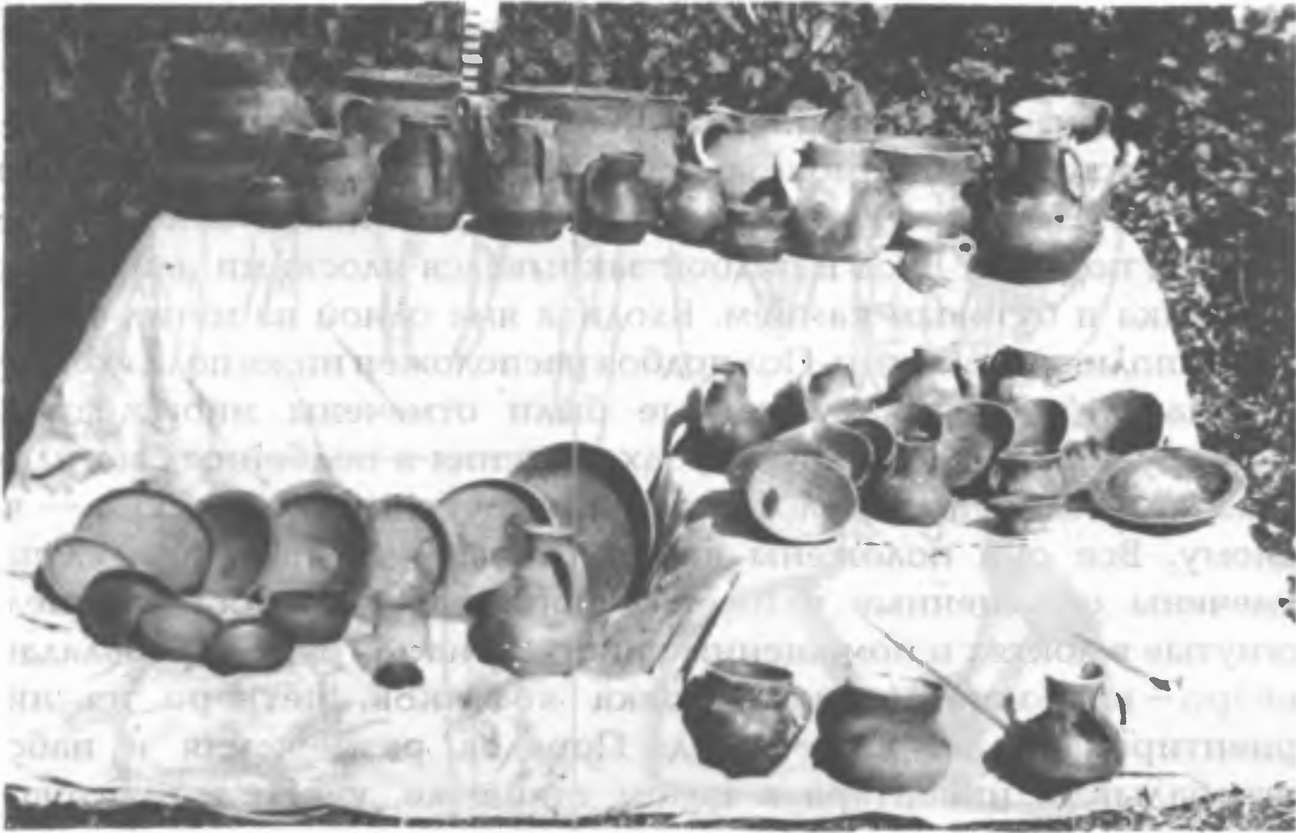 Керамические сосуды из склепа 66 Керамические сосуды из склепа 66