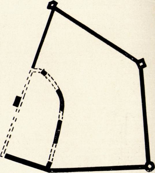 План крепости Алустон План крепости Алустон