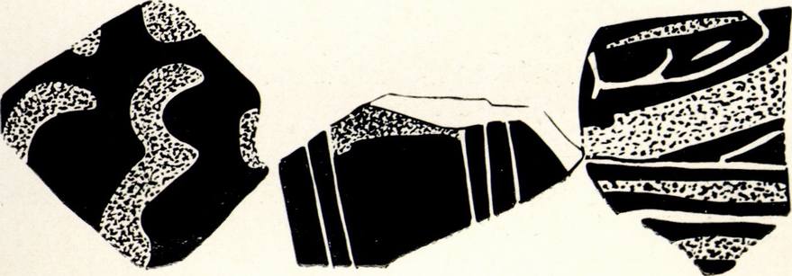 Обломки средневековой посуды из Фуны Обломки средневековой посуды из Фуны