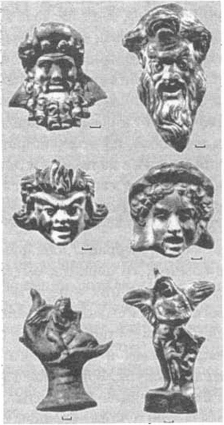 Терракоты из могилы 611 некрополя Херсонеса Терракоты из могилы 611 некрополя Херсонеса