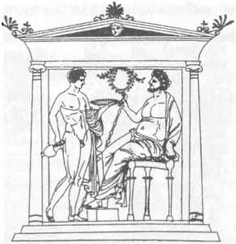 Божества в наиске. Изображения на краснофигурной вазе изАпулии Божества в наиске. Изображения на краснофигурной вазе изАпулии