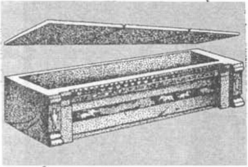 Расписной известняковый саркофаг из Херсонеса Конец IV — начало III вв. до н. э. Реконструкция В.Н. Даниленко Расписной известняковый саркофаг из Херсонеса Конец IV — начало III вв. до н. э. Реконструкция В.Н. Даниленко