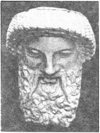 Терракотовая маска Диониса из Херсонеса Терракотовая маска Диониса из Херсонеса