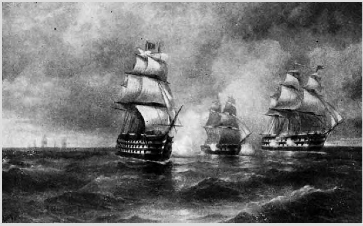 Бой брига «Меркурий» с турецкими судами. 1892 Бой брига «Меркурий» с турецкими судами. 1892