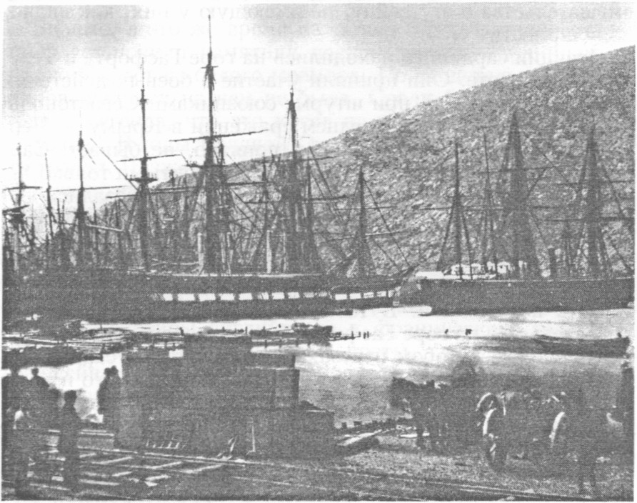 Железная дорога и Балаклавская бухта. Фото Р. Фентона Железная дорога и Балаклавская бухта. Фото Р. Фентона