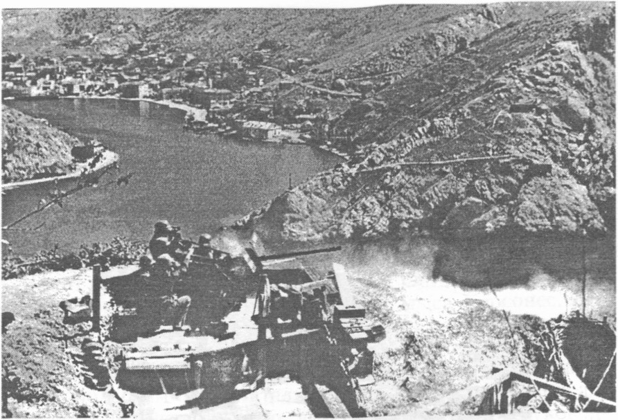 Балаклава. Немецкая позиция на Крепостной горе. Фото 1943 г