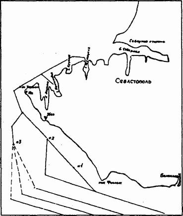 Подходные военные фарватеры через минные заграждения в период обороны Севастополя 1941—1942 гг