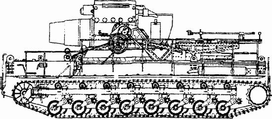 60-см самоходная мортира в разрезе 60-см самоходная мортира в разрезе