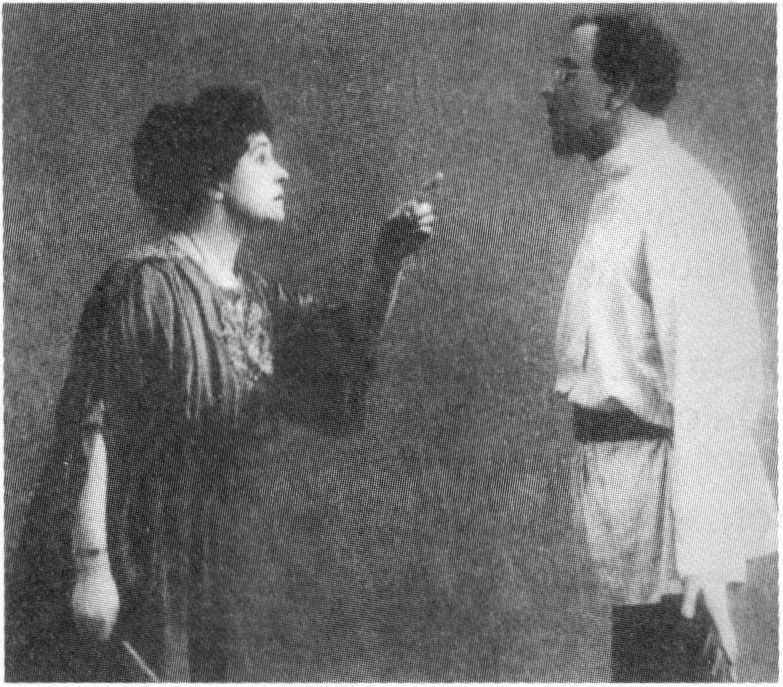 «Вишнёвый сад». Раневская — О.Л. Книппер, Петя Трофимов — В.И. Качалов «Вишнёвый сад». Раневская — О.Л. Книппер, Петя Трофимов — В.И. Качалов