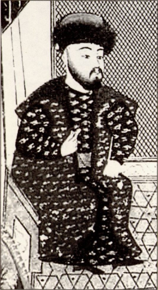 Крымский хан Менгли Герай. Османская миниатюра XVI в Крымский хан Менгли Герай. Османская миниатюра XVI в