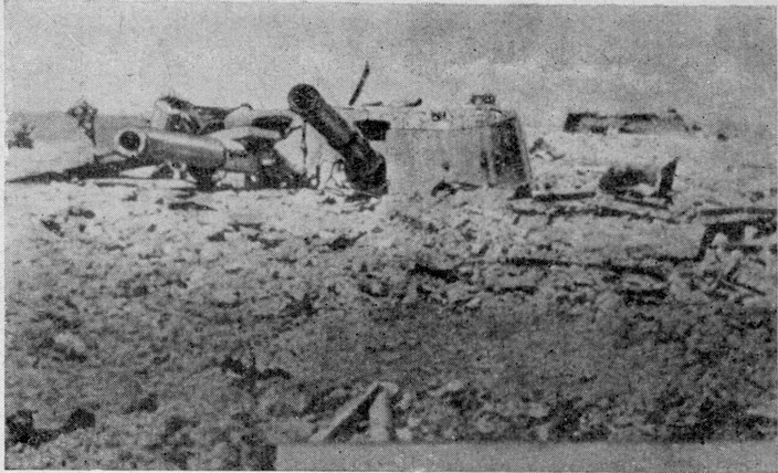 Батарея № 30, подорванная ее командиром Г.А. Александером Батарея № 30, подорванная ее командиром Г.А. Александером