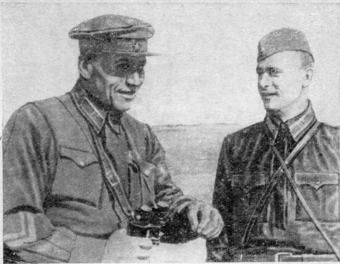 Т.Д. Белюга и И.Ф. Синченко (слева направо)
