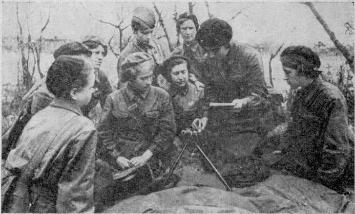 Подготовка пулеметчиц Подготовка пулеметчиц