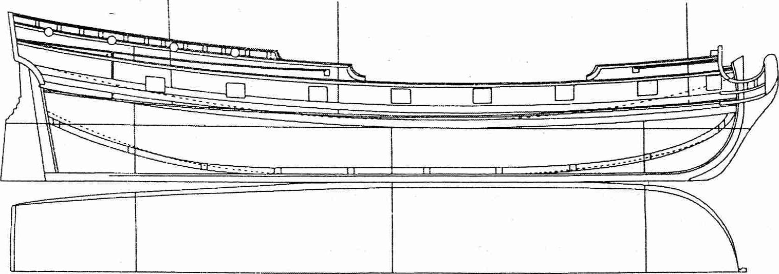 Чертеж прама «Элефант». РГАВМФ. Ф. 327. Оп. 1, Д. 5188 Чертеж прама «Элефант». РГАВМФ. Ф. 327. Оп. 1, Д. 5188
