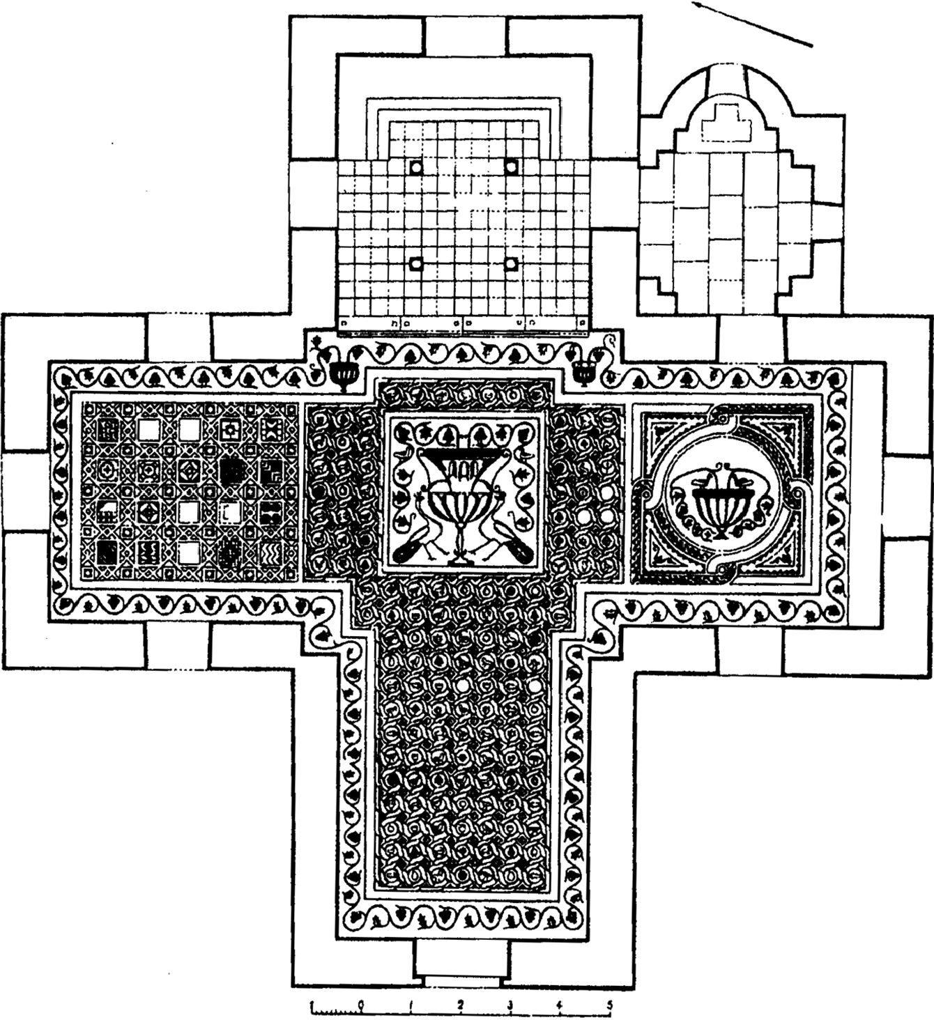 Рис. 7. План Восточного загородного монастыря Рис. 7. План Восточного загородного монастыря