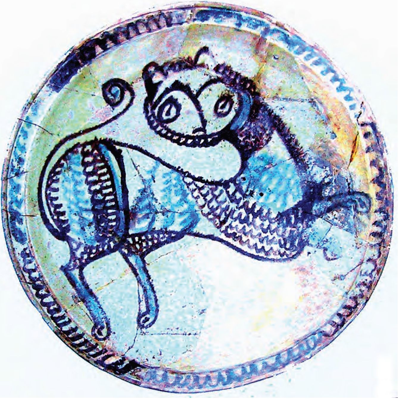 77. Белоглиняные глазурованные сосуды, XIII в., импорт 77. Белоглиняные глазурованные сосуды, XIII в., импорт