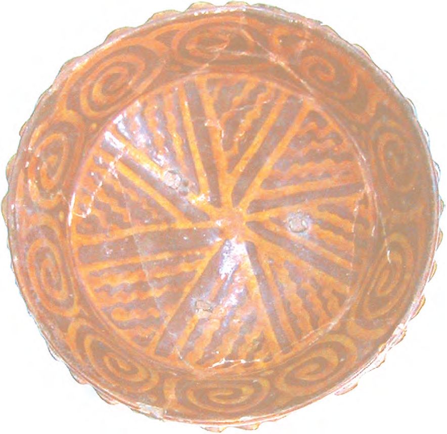 86. Глазурованные сосуды с росписью ангобом, вторая половина XIII — первая половина XIV в. 86. Глазурованные сосуды с росписью ангобом, вторая половина XIII — первая половина XIV в.