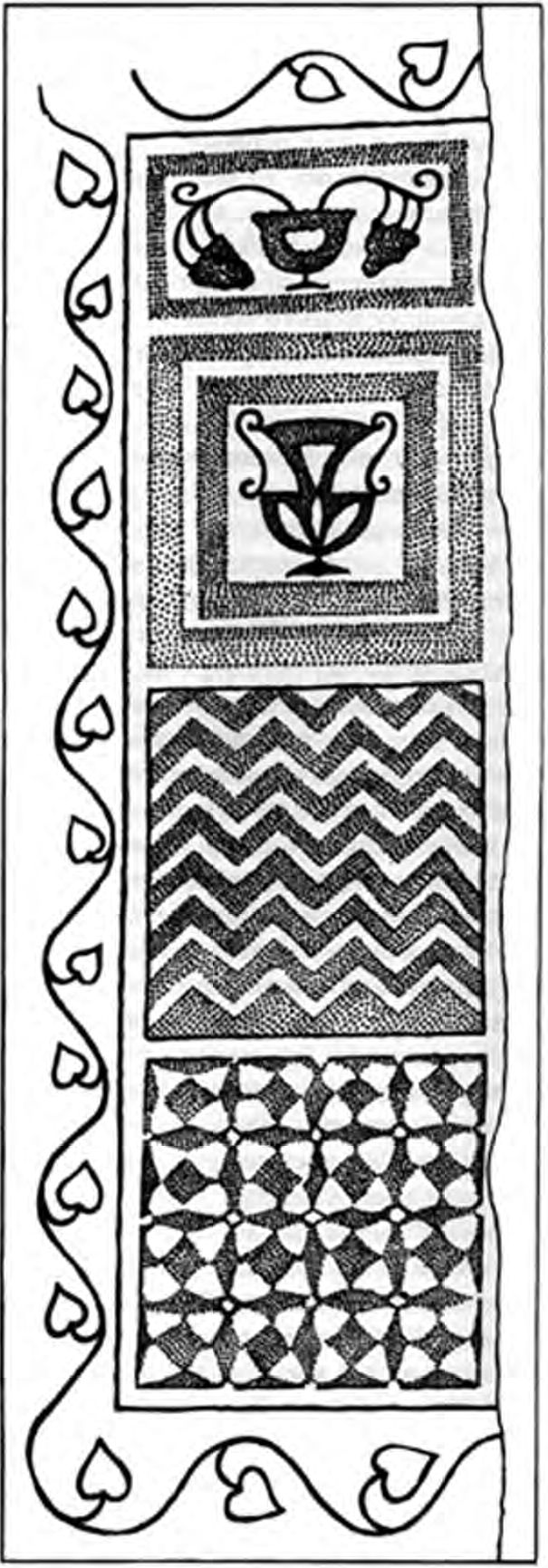 21. Напольная мозаика из базилики 1935 г. 21. Напольная мозаика из базилики 1935 г.