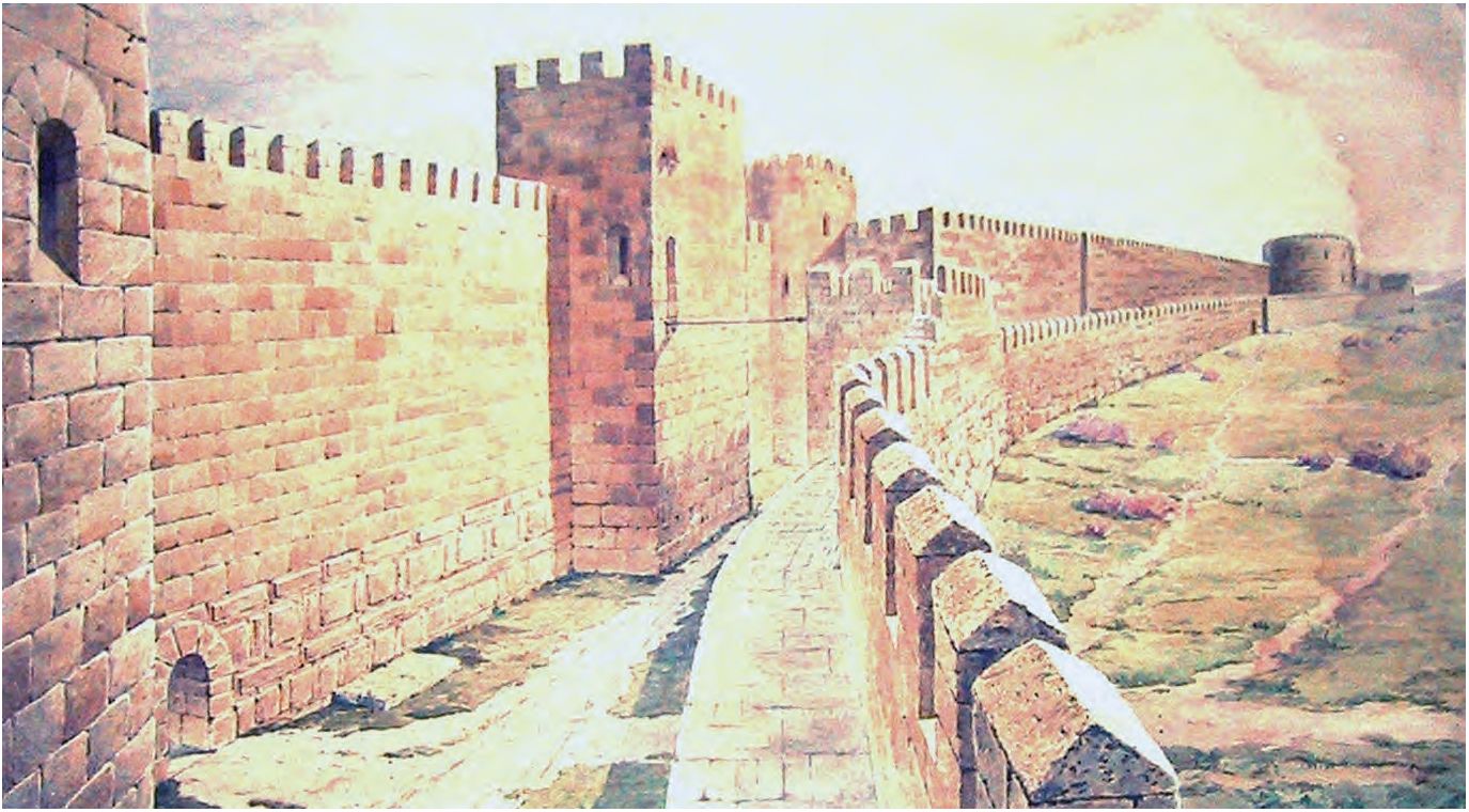 24. Оборонительные стены портового района (реконструкция И.А. Антоновой) 24. Оборонительные стены портового района (реконструкция И.А. Антоновой)