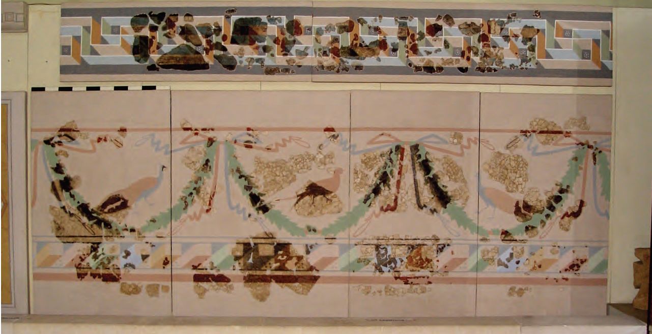 29. Реконструкция настенной фрески из базилики 1935 г. (экспозиция средневекового зала)