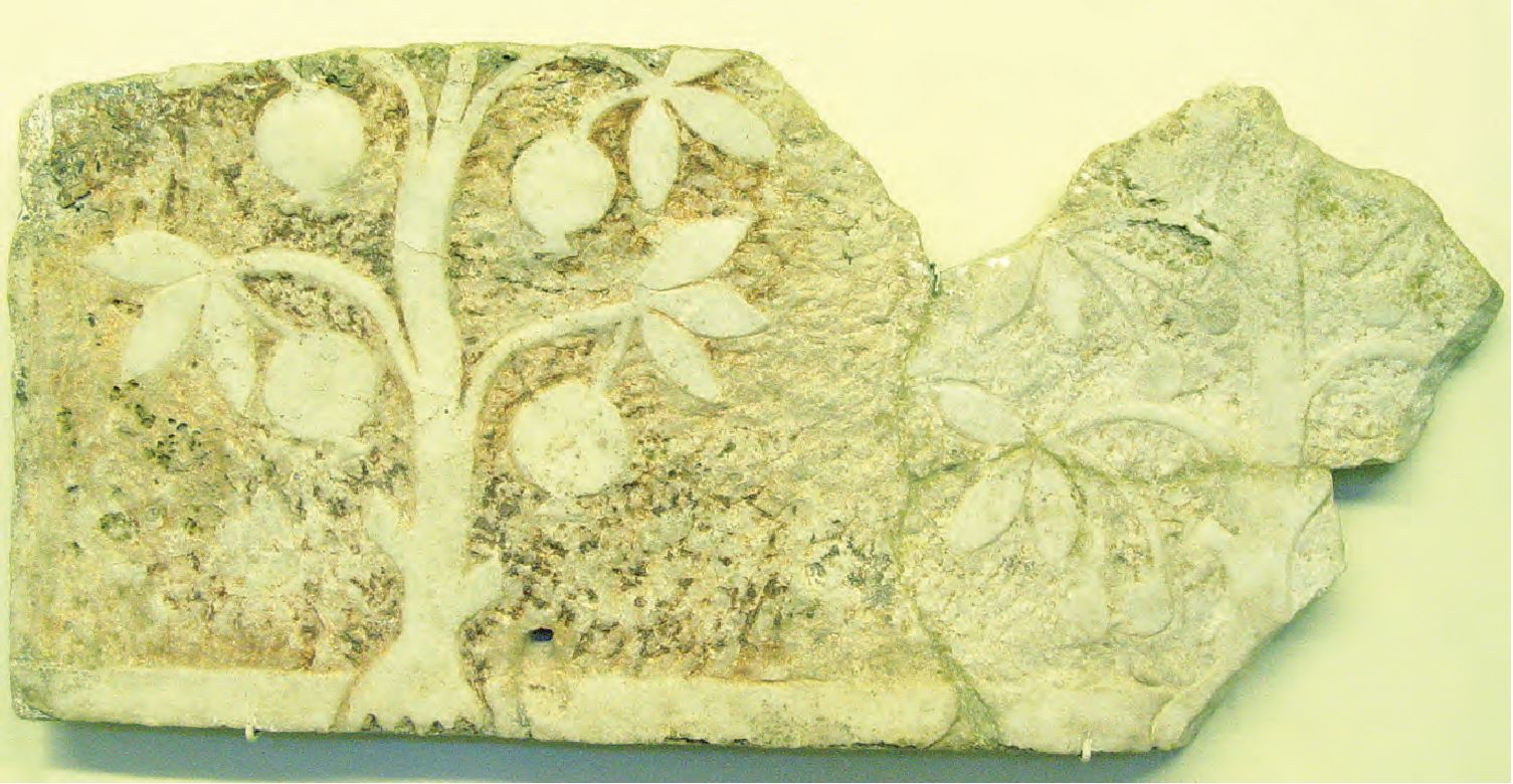 34. Мраморная плита с изображением Райского сада 34. Мраморная плита с изображением Райского сада