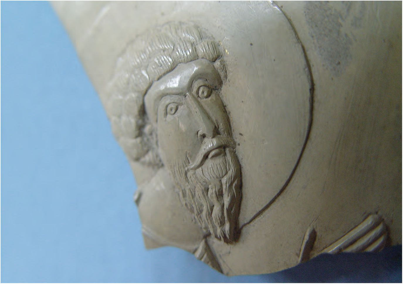 44. Стеатитовая икона св. Феодора 44. Стеатитовая икона св. Феодора