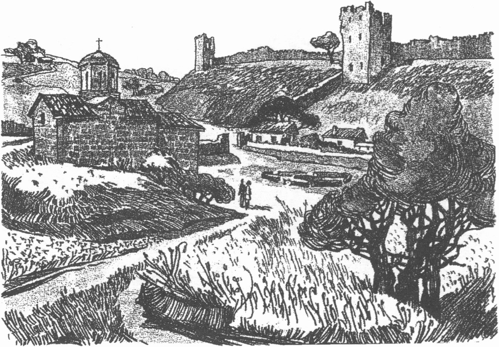 Феодосия. Церковь иконы Иверской Богоматери на Карантине. 1998 г Феодосия. Церковь иконы Иверской Богоматери на Карантине. 1998 г