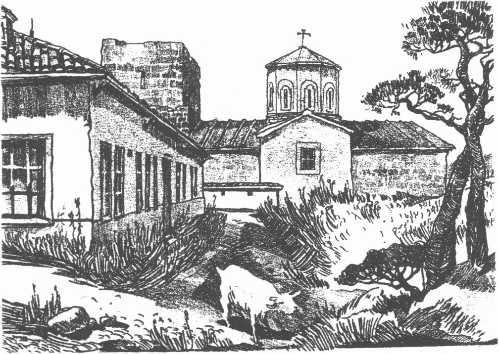 Старый Крым. Армянский монастырь Сурб-Хач. 1998 г Старый Крым. Армянский монастырь Сурб-Хач. 1998 г