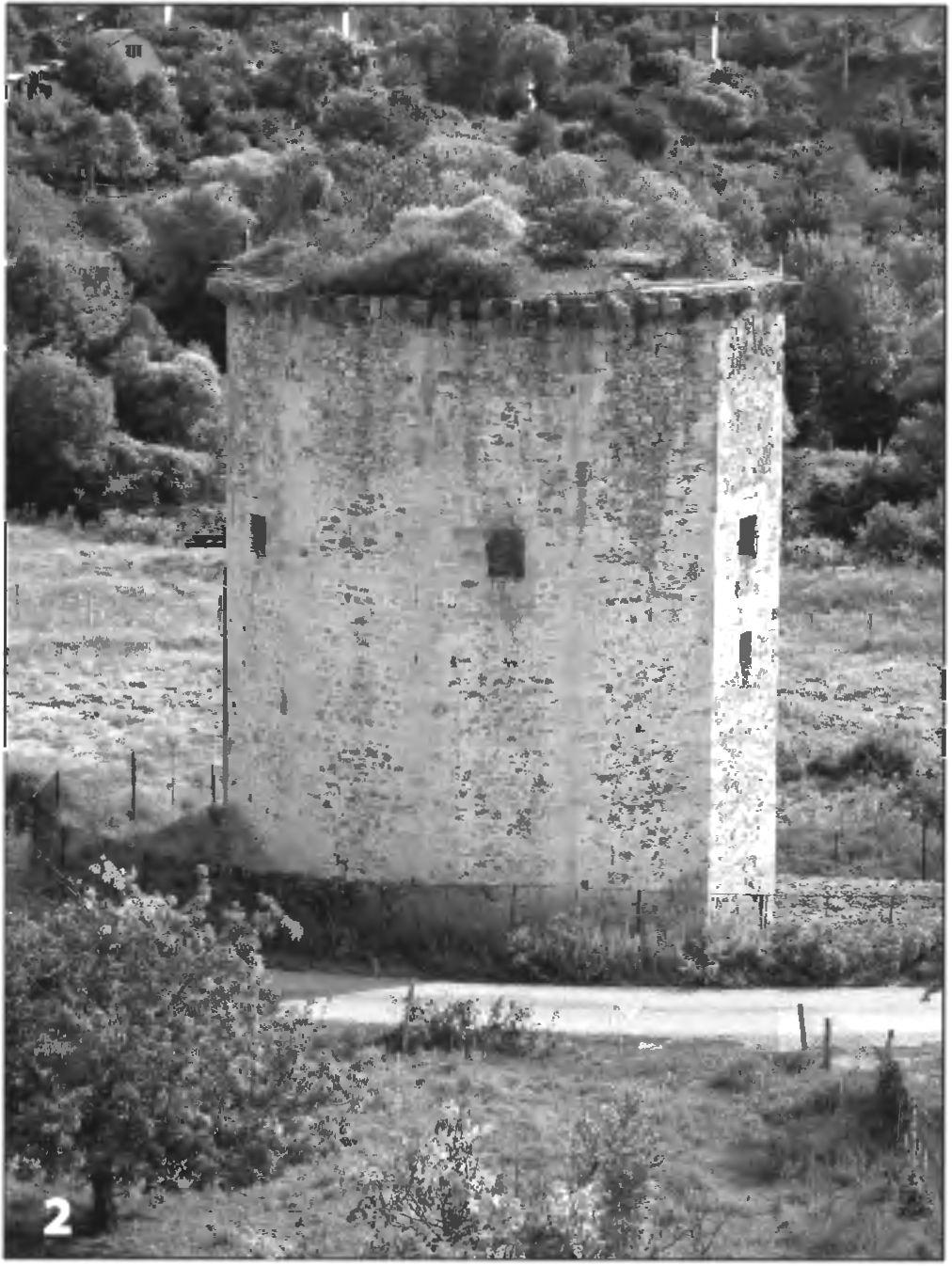 Рис. 97. Чоргунская башня: 1 — вид с северо-запада; 2 — вид с северо-востока (современное состояние памятника) Рис. 97. Чоргунская башня: 1 — вид с северо-запада; 2 — вид с северо-востока (современное состояние памятника)