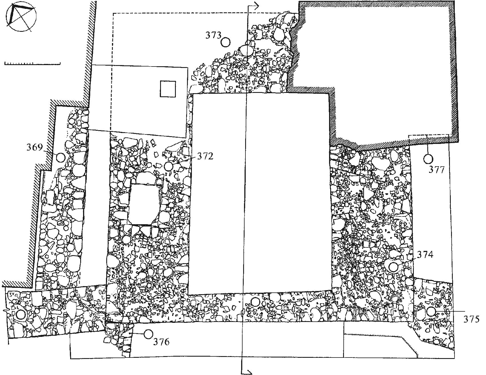 Рис. 174. Башня Орта-Куле генуэзской Лусты (60-е гг. XV в.). План Рис. 174. Башня Орта-Куле генуэзской Лусты (60-е гг. XV в.). План