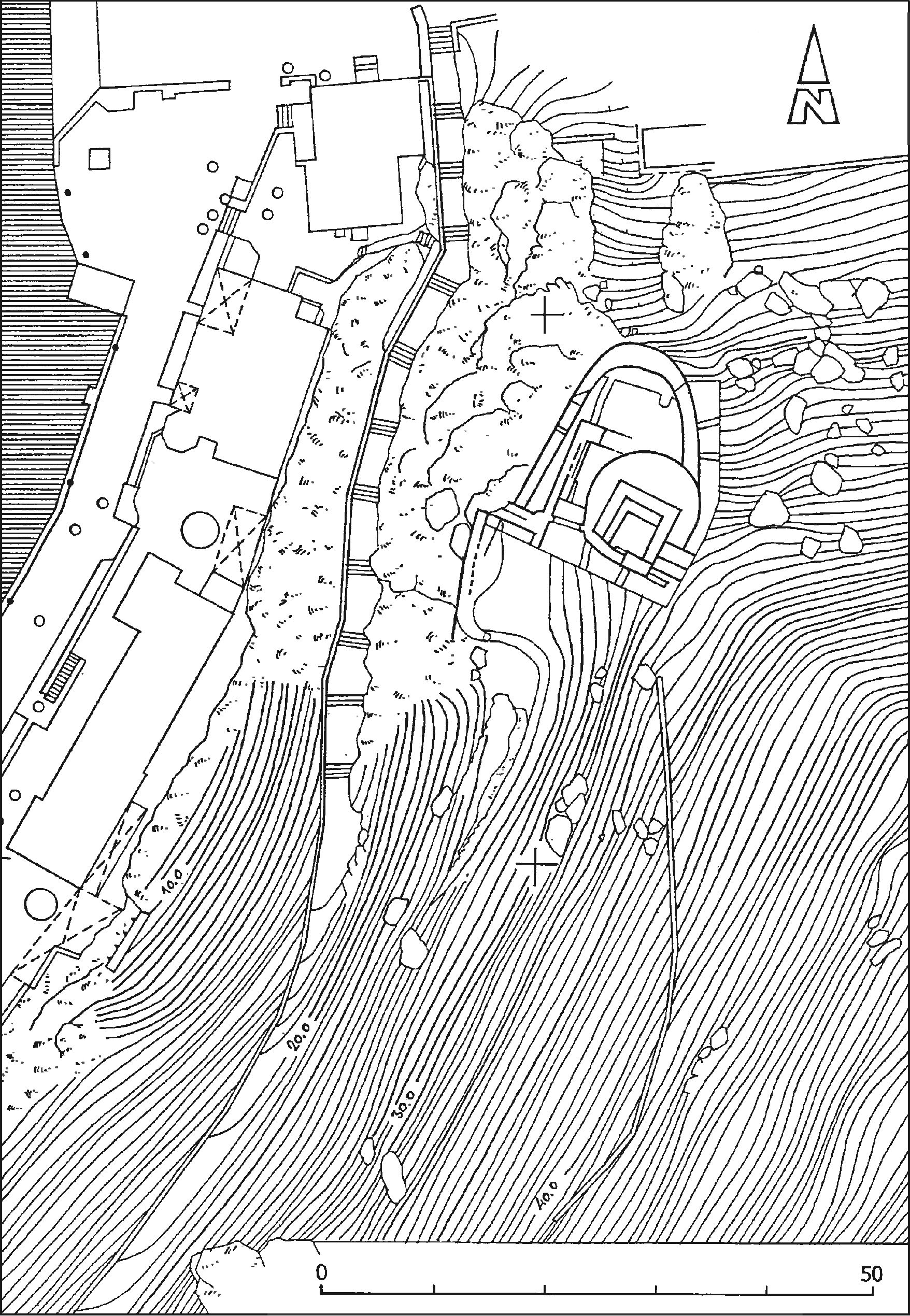 Рис. 24. Топографический план башни «Барнабо Грилло» Рис. 24. Топографический план башни «Барнабо Грилло»