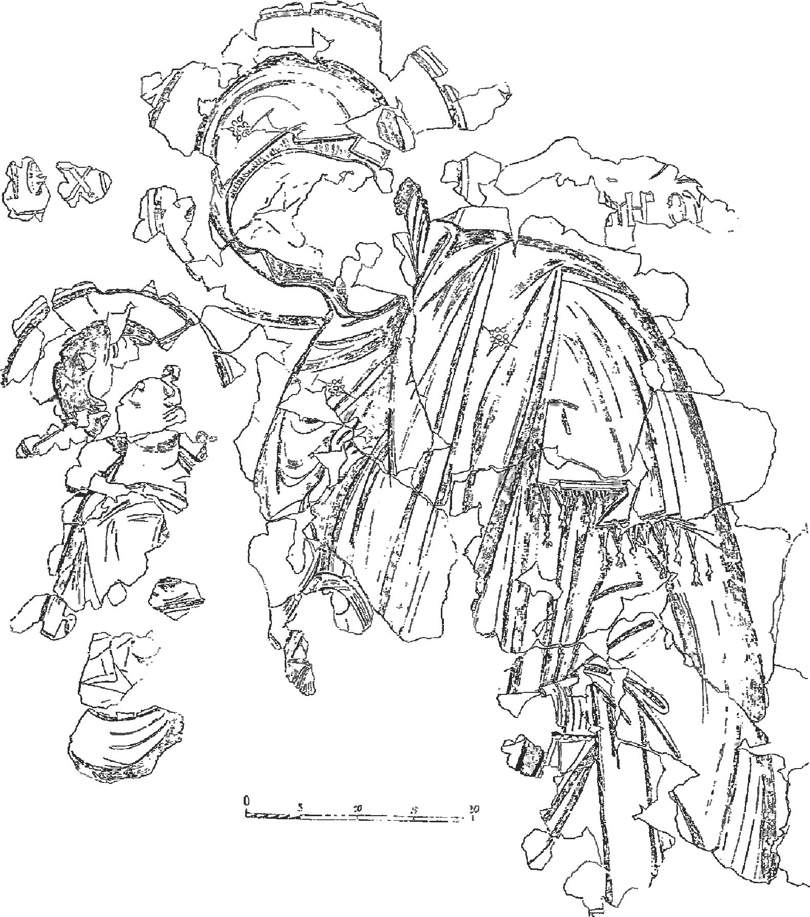 Рис. 29. Фреска Богоматери Одигибрии 30—40-х гг. XIV в. Рис. 29. Фреска Богоматери Одигибрии 30—40-х гг. XIV в.