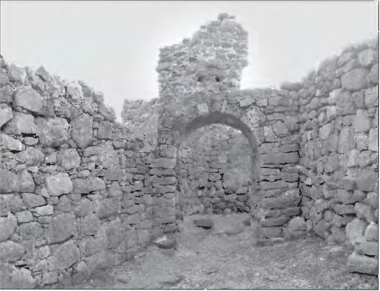 Рис. 44. Цилиндрическая арка ворот крепости Фуна второго строительного периода после реставрации (вид с севера) Рис. 44. Цилиндрическая арка ворот крепости Фуна второго строительного периода после реставрации (вид с севера)