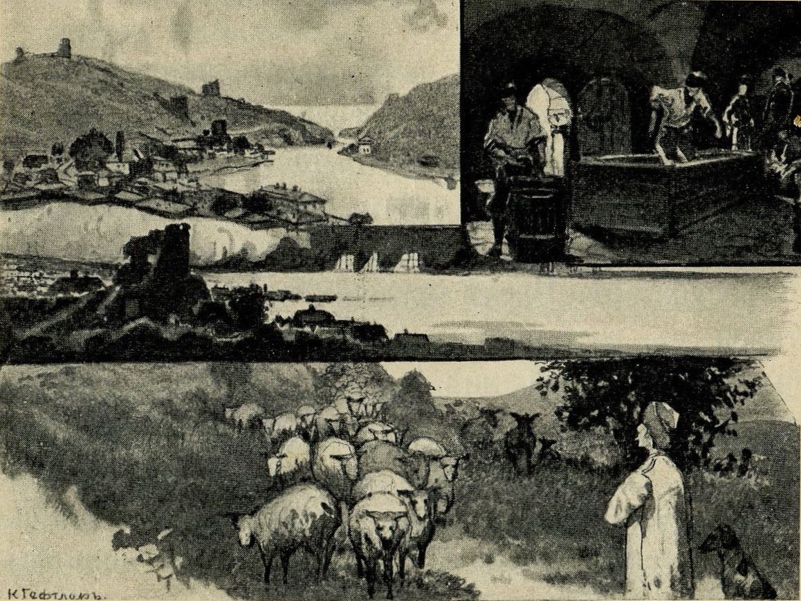 Развалины генуэзской башни. — Тарапаны. — Отара Развалины генуэзской башни. — Тарапаны. — Отара