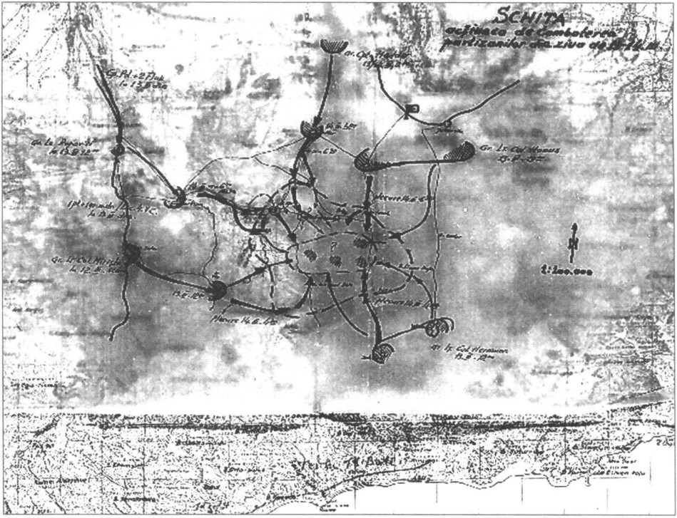 Калька с планом операции Калька с планом операции