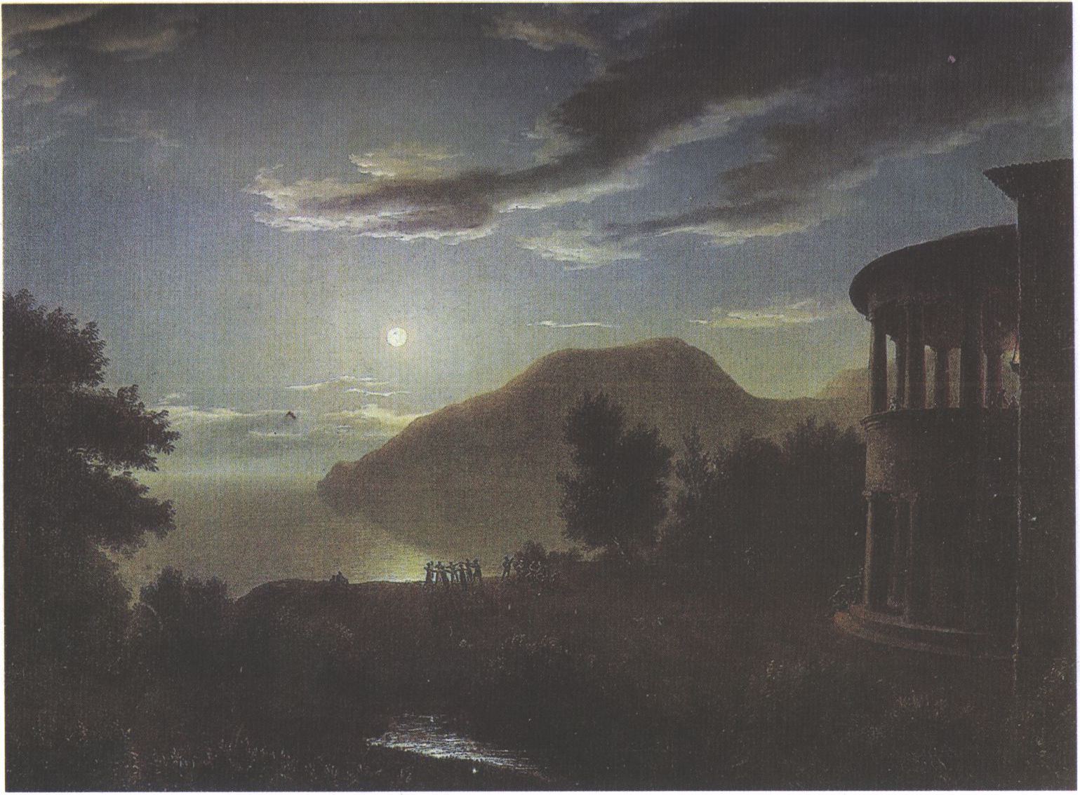 Ж. Мивилль. Кучук-Ламбат. Лунная ночь. Х., м. 1818 г. Всероссийский музей А.С. Пушкина, Санкт-Петербург. Воспроизводится по изданию: Жак Кристоф Мивилль в России (к 200-летию приезда). М., 2010 Ж. Мивилль. Кучук-Ламбат. Лунная ночь. Х., м. 1818 г. Всероссийский музей А.С. Пушкина, Санкт-Петербург. Воспроизводится по изданию: Жак Кристоф Мивилль в России (к 200-летию приезда). М., 2010