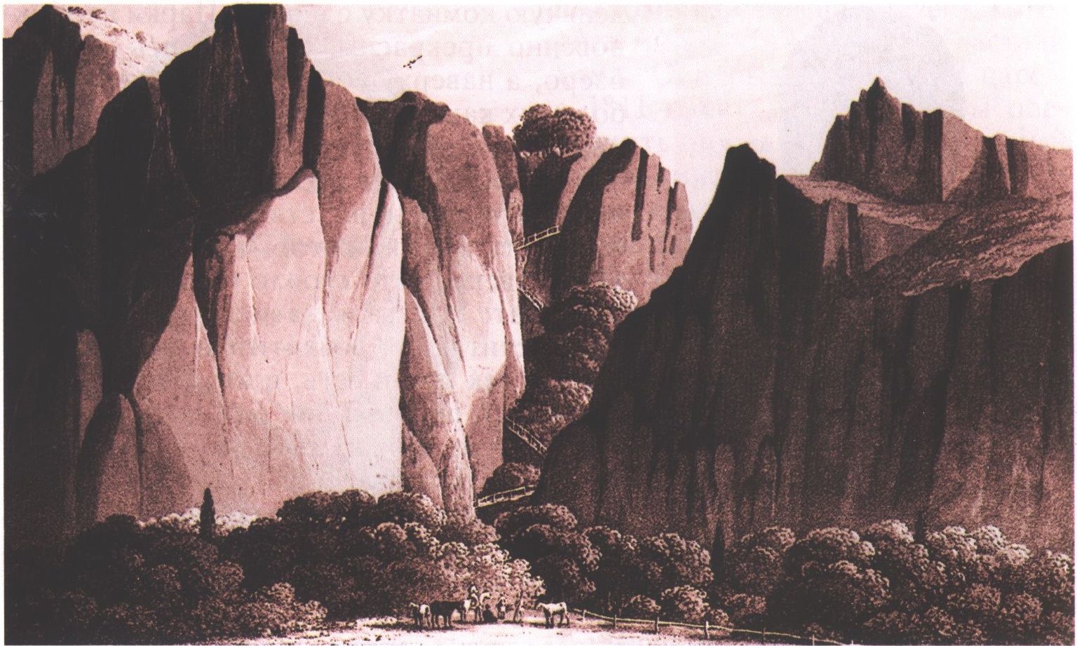 Перевал Мердвен. Литография Дж. Кларка с рисунка У. Ньюнема. 1830 г. Воспроизводится по изданию: Webster J. Travels through the Crimea, Turkey, Egypt. London, 1830. Vol. 1 Перевал Мердвен. Литография Дж. Кларка с рисунка У. Ньюнема. 1830 г. Воспроизводится по изданию: Webster J. Travels through the Crimea, Turkey, Egypt. London, 1830. Vol. 1