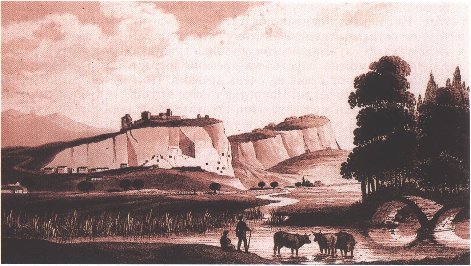 Инкерман. Литография Дж. Кларка с рисунка У. Ньюнема. Воспроизводится по изданию: Webster J. Travels through the Crimea, Turkey and Egypt. London, 1830. Vol. 1. Инкерман. Литография Дж. Кларка с рисунка У. Ньюнема. Воспроизводится по изданию: Webster J. Travels through the Crimea, Turkey and Egypt. London, 1830. Vol. 1.