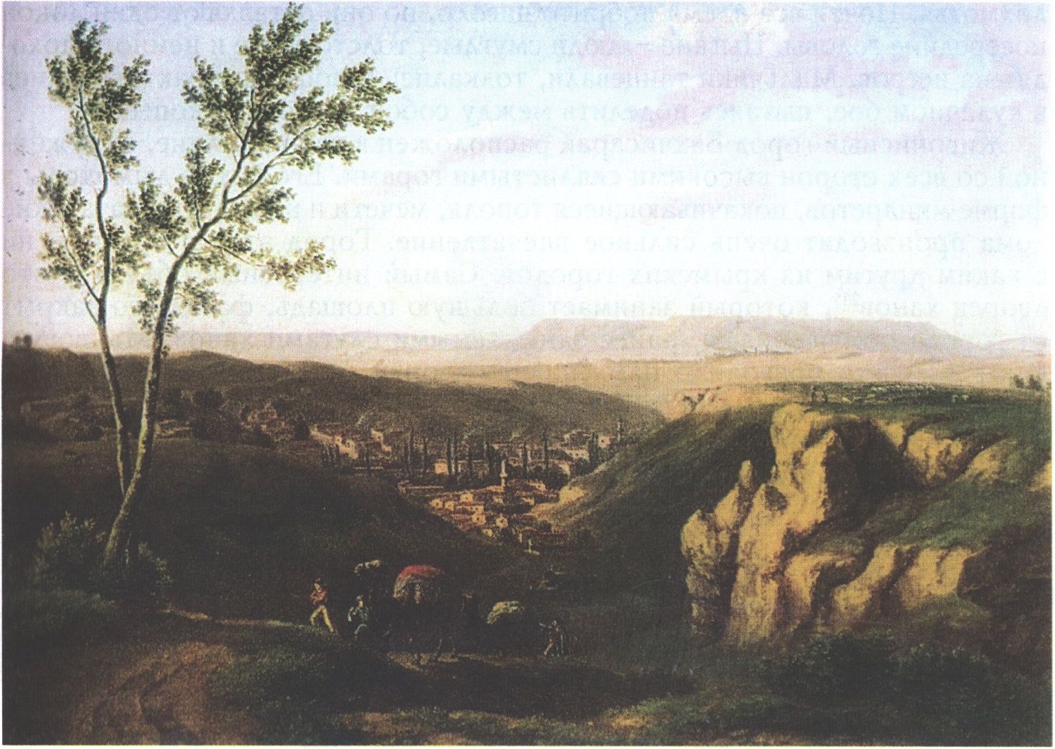 Ж. Мивилль. Вид на Бахчисарай. Х., м. 1817—1819 гг. Государственный русский музей, Санкт-Петербург. Воспроизводится по изданию: Жак Кристоф Мифилль в России (в 200-летию приезда). М., 2010 Ж. Мивилль. Вид на Бахчисарай. Х., м. 1817—1819 гг. Государственный русский музей, Санкт-Петербург. Воспроизводится по изданию: Жак Кристоф Мифилль в России (в 200-летию приезда). М., 2010