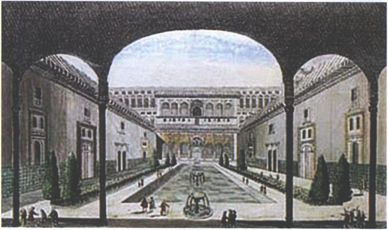 Ханский дворец в Бахчисарае. Литография. Париж, XVIII в. Ханский дворец в Бахчисарае. Литография. Париж, XVIII в.