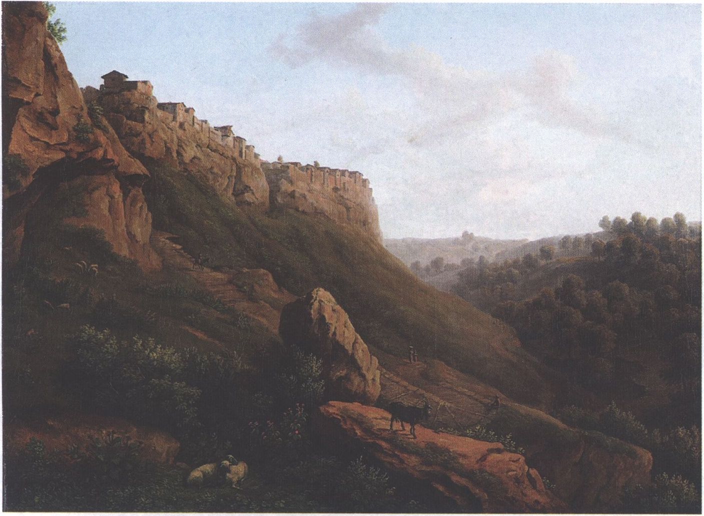 Ж. Мивилль. Чуфут-Кале. Х., м. 1817—1819 гг. Всероссийский музей А.С. Пушкина, Санкт-Петербург. Воспроизводится по изданию: Жак Кристоф Мивилль в России (к 200-летию приезда). М., 2010. Ж. Мивилль. Чуфут-Кале. Х., м. 1817—1819 гг. Всероссийский музей А.С. Пушкина, Санкт-Петербург. Воспроизводится по изданию: Жак Кристоф Мивилль в России (к 200-летию приезда). М., 2010.