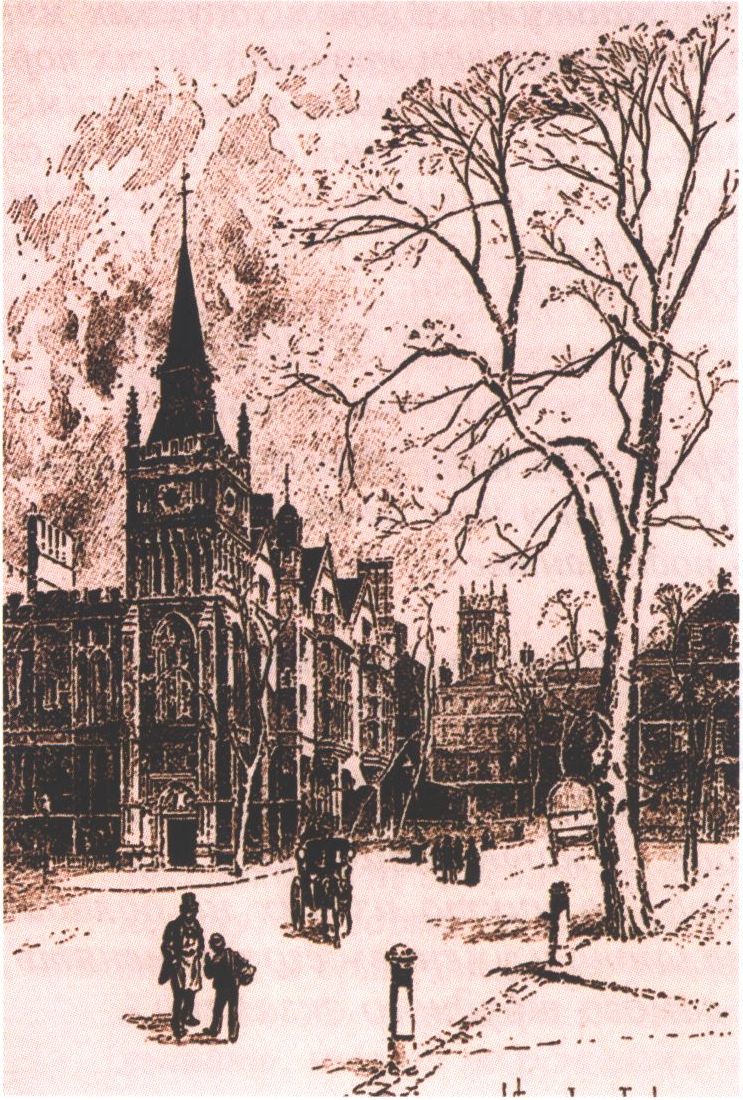 Г. Рейлтон. Библиотека Иннер-Тэмпла. 1895 г. Воспроизводится по изданию: Loftie W.J. The Inns of Courts and Chancery. London, 1908 Г. Рейлтон. Библиотека Иннер-Тэмпла. 1895 г. Воспроизводится по изданию: Loftie W.J. The Inns of Courts and Chancery. London, 1908