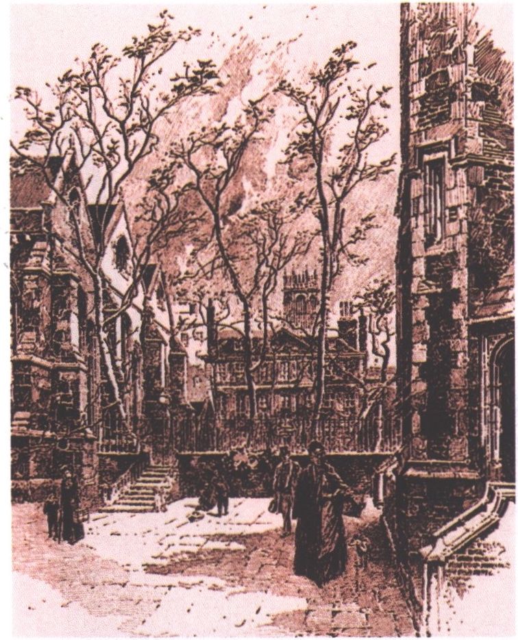 Г. Рейлтон. Дом Магистра в Иннер-Тэмпле. Воспроизводится по изданию: Loftie W.J. The Inns of Courts and Chancery. London, 1908 Г. Рейлтон. Дом Магистра в Иннер-Тэмпле. Воспроизводится по изданию: Loftie W.J. The Inns of Courts and Chancery. London, 1908