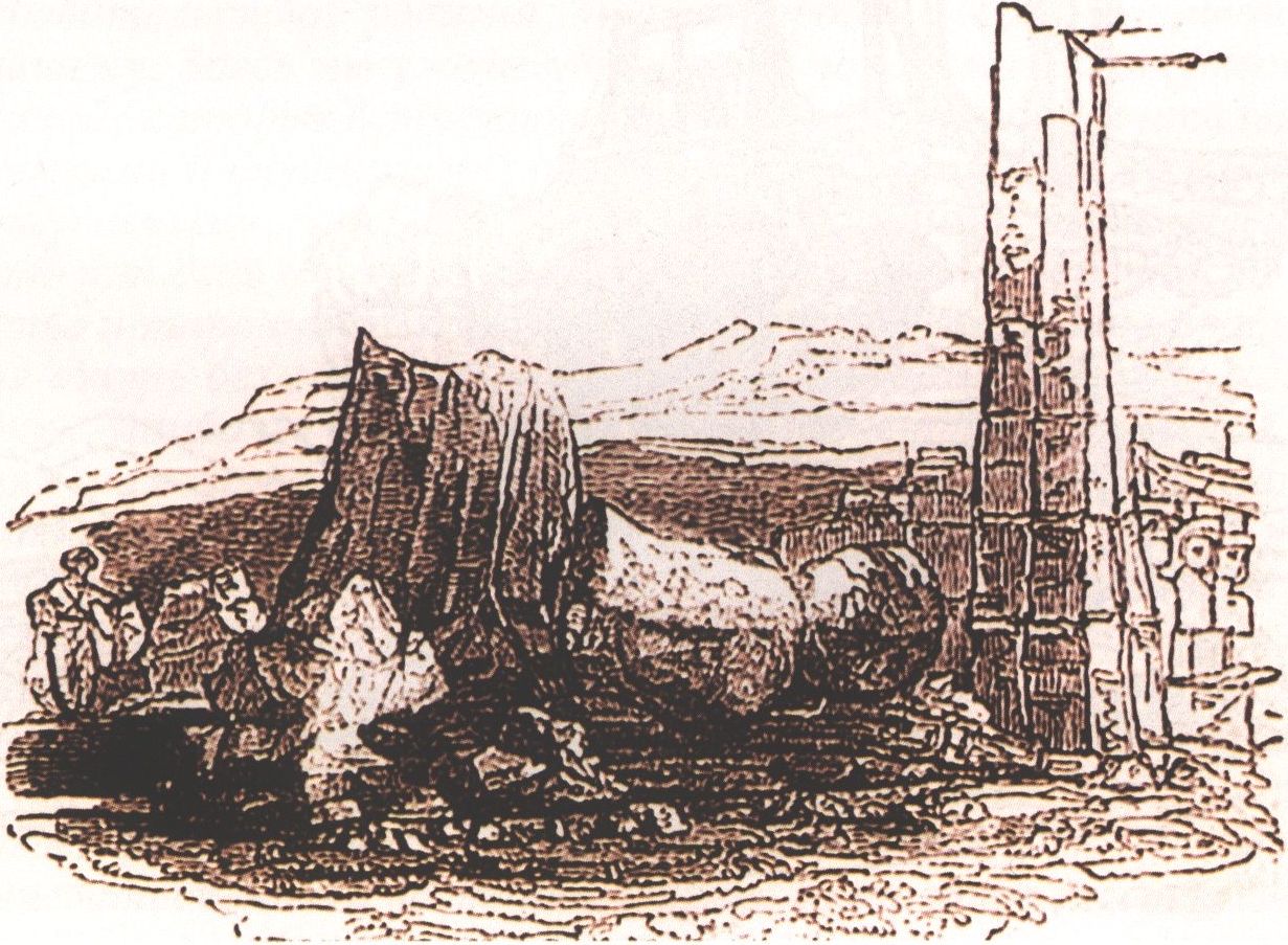 Руины Мемнониума — Колосс. Литография. Художник У. Ньюнем, грав. Дж. Кларк. Воспроизводится по изданию: Webster J. Travels through the Crimea, Turkey and Egypt. London, 1830. Vol. 2 Руины Мемнониума — Колосс. Литография. Художник У. Ньюнем, грав. Дж. Кларк. Воспроизводится по изданию: Webster J. Travels through the Crimea, Turkey and Egypt. London, 1830. Vol. 2