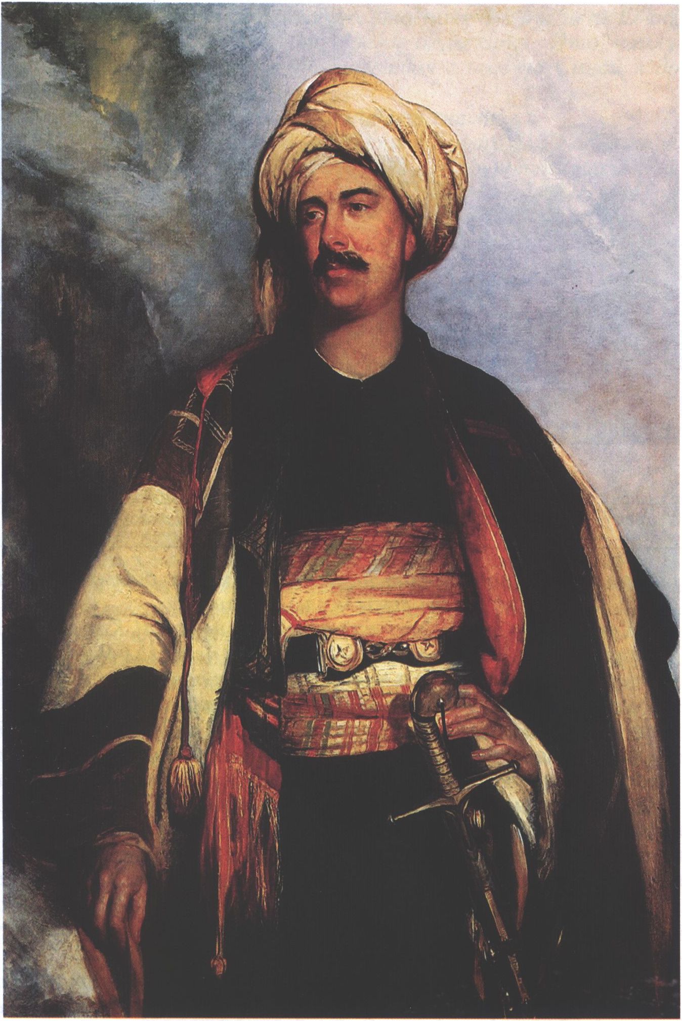 Р. Лаудер. Портрет Дэвида Робертса, эсквайра, в одежде палестинца. Х., м. 1840 г. Р. Лаудер. Портрет Дэвида Робертса, эсквайра, в одежде палестинца. Х., м. 1840 г.