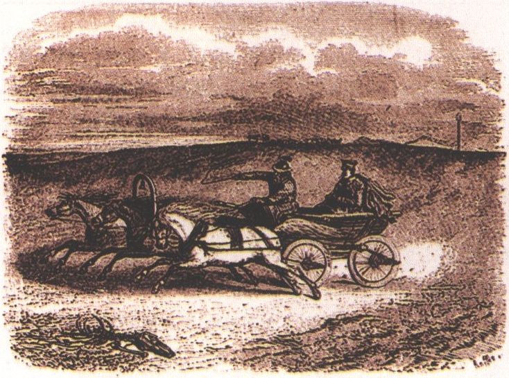 О. Раффе. Фельдъегерь (Бессарабия). 1837 г. Литография. Воспроизводится по изданию: Демидов А.Н. Путешествие в Южную Россию и Крым. М., 1853 О. Раффе. Фельдъегерь (Бессарабия). 1837 г. Литография. Воспроизводится по изданию: Демидов А.Н. Путешествие в Южную Россию и Крым. М., 1853